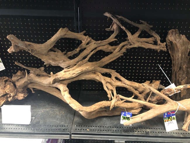 Driftwood on store shelves